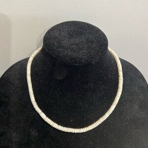 White Puka shell necklace